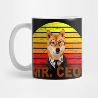 MR CEO -New CEO Twitter Shiba Inu Dog Floki- Mug